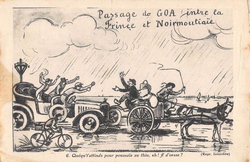 Carte postale ancienne Passage Du Goa - Cpa Illustrateur
