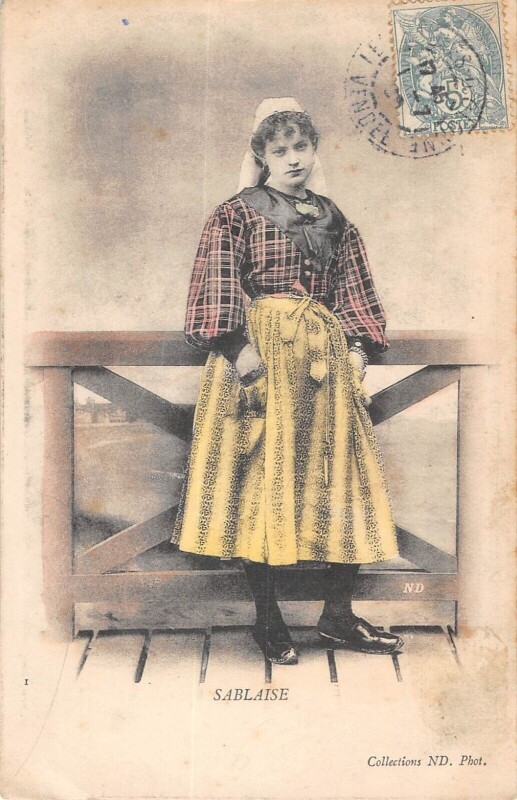 Carte postale ancienne Sablaise