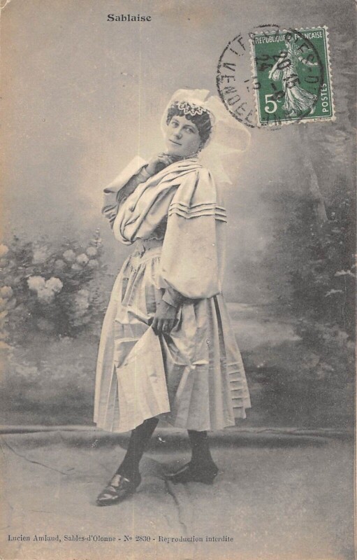 Carte postale ancienne Sablaise
