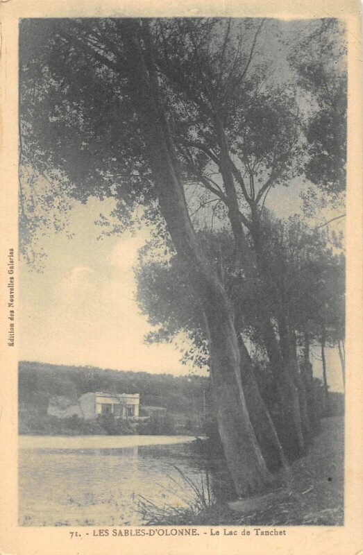 Carte postale ancienne Les Sables D'Olonne - Le Lac De Tanchet aux Sables-d'Olonne