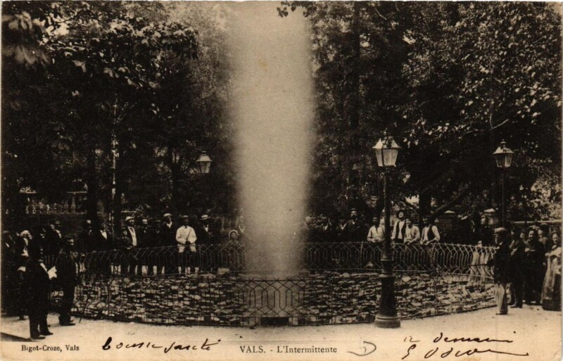 Carte postale ancienne Vals L'Intermittente