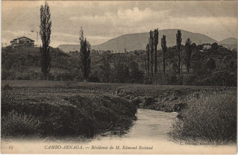 Carte postale ancienne Cambo les Bains Residence de M.Edmond Rostand France à Cambo-les-Bains