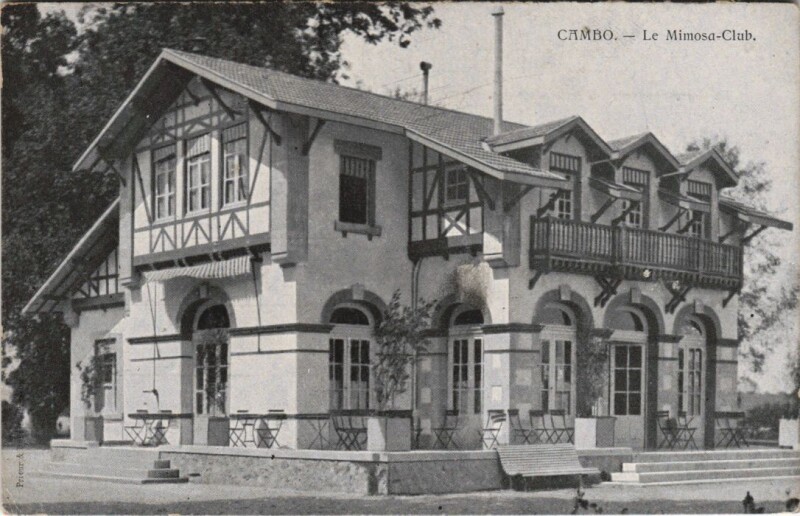 Carte postale ancienne Cambo les Bains Le Mimosa-Club France à Cambo-les-Bains