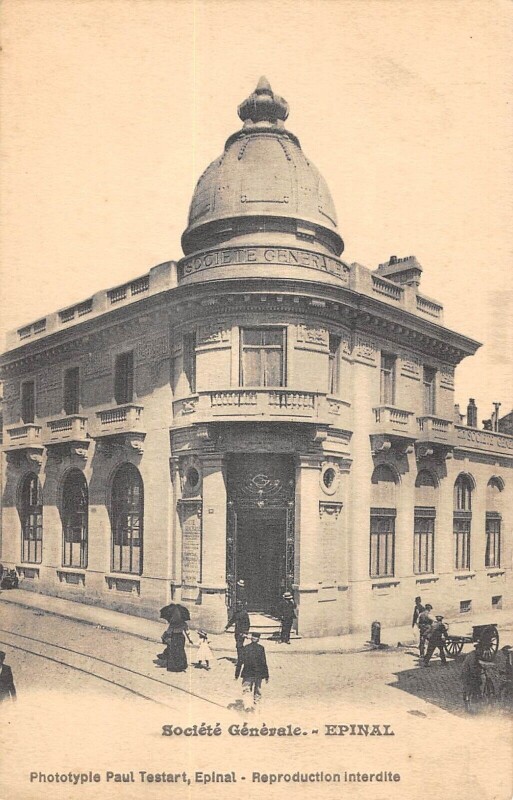 Carte postale ancienne Societe Generale - Epinal