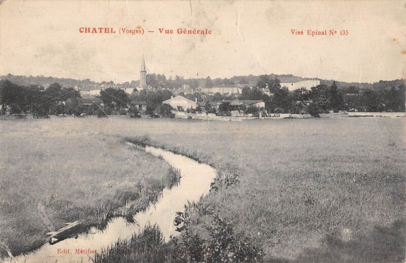 Carte postale ancienne Chatel - Vue Generale