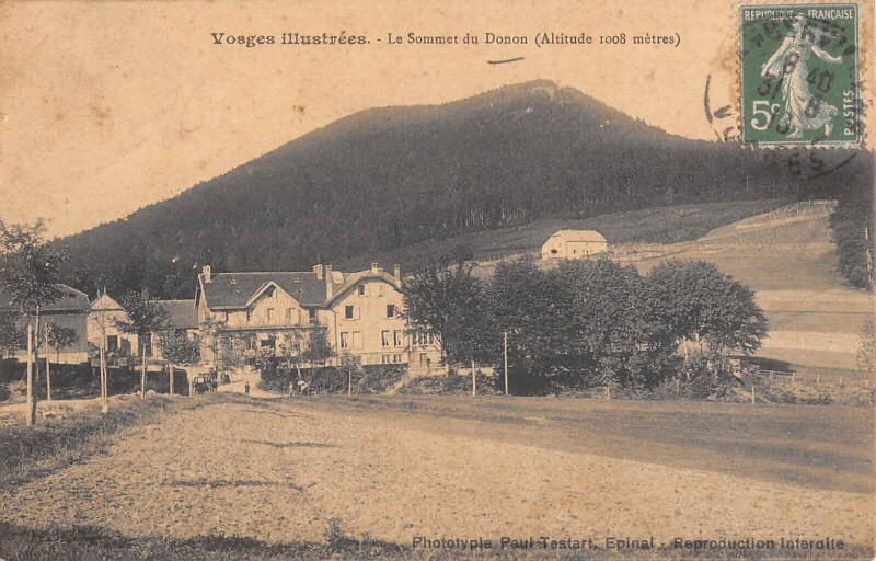 Carte postale ancienne Vosges - Le Sommet Du Donon