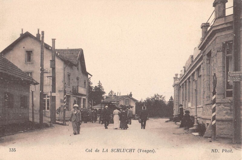 Carte postale ancienne Col De La Schlucht