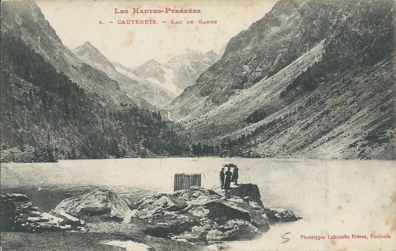 Carte postale ancienne Lac de Gaube à Cauterets