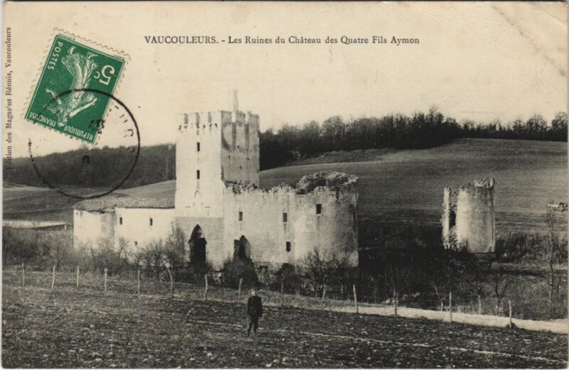 Carte postale ancienne Vaucouleurs Les Ruines du Chateau des Quatre Fils Aymon à Vaucouleurs