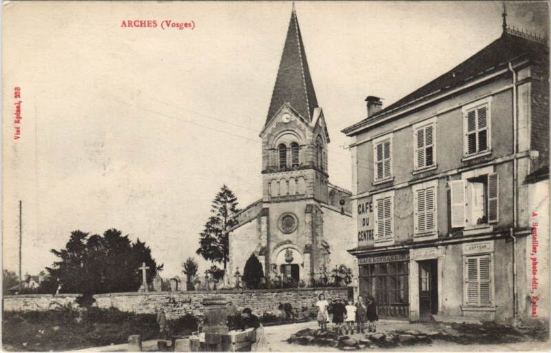 Carte postale ancienne Arches - Vosges à Arches