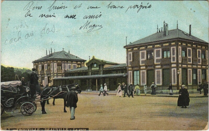 Carte postale ancienne Trouville - Deauville à Deauville