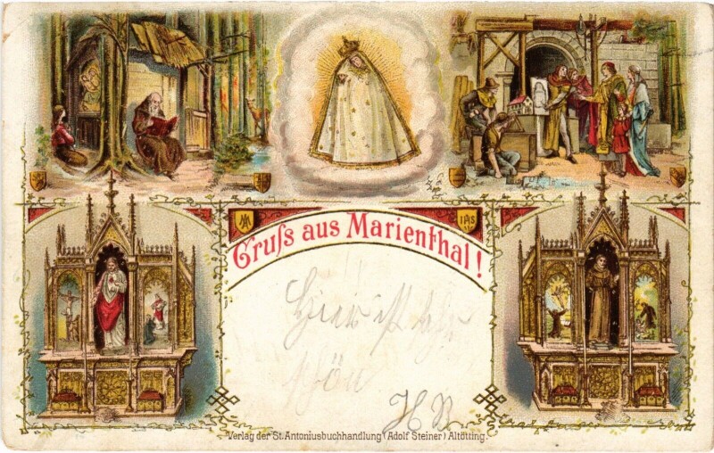 Carte postale ancienne Marienthal - Scenes