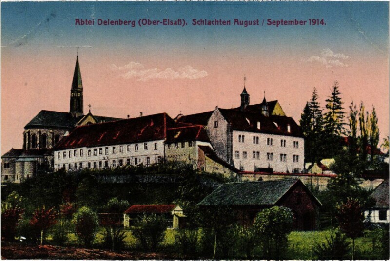 Carte postale ancienne Abtel Oelenberg - Schlachten August
