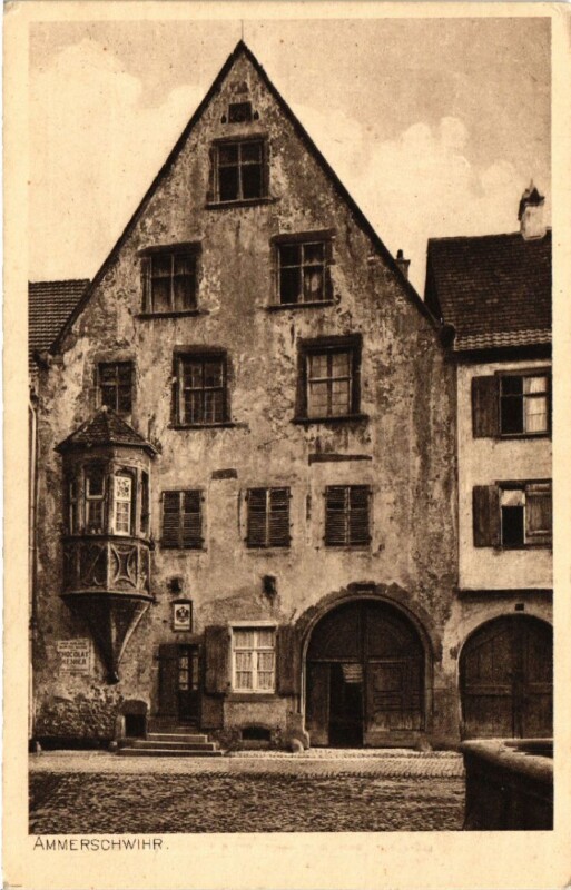 Carte postale ancienne Ammerschwihr à Ammerschwihr