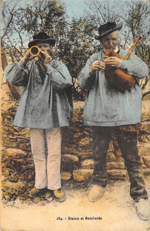 Carte postale ancienne Biniou Et Bombarde