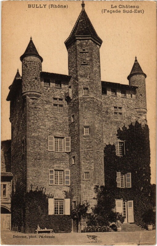Carte postale ancienne Bully - Le Chateau à Bully