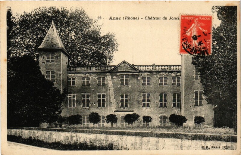 Carte postale ancienne Anse - Chateau du Jonchery à Anse