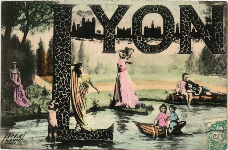Carte postale ancienne Lyon