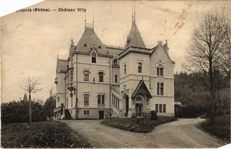 Carte postale ancienne Amplepuis - Chateau Villy à Amplepuis