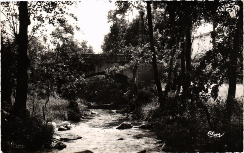 Carte postale ancienne Messimy - Pont du Garon à Messimy