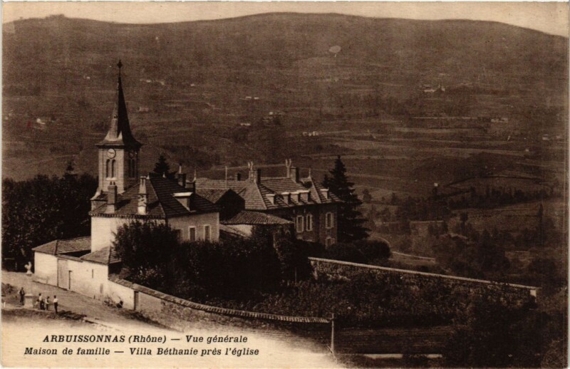 Carte postale ancienne Arbuisson - Vue générale