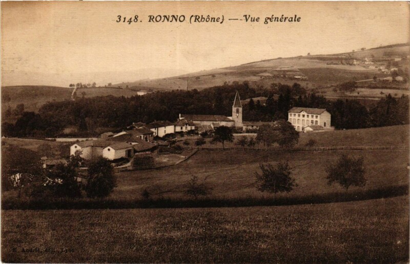 Carte postale ancienne Ronno - Vue générale à Ronno