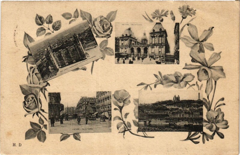 Carte postale ancienne Lyon