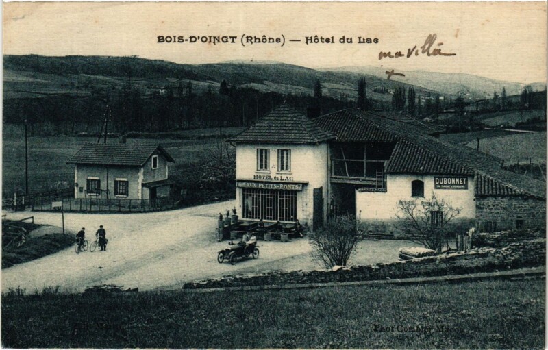 Carte postale ancienne Bois-d'Oingt - Hotel du Lac