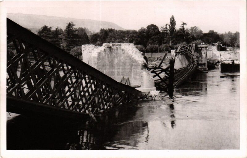 Carte postale ancienne Viaduc de Collonges à Longes