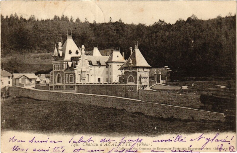 Carte postale ancienne Chateau d'Azalette