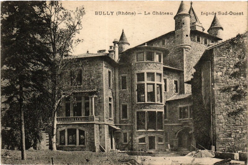 Carte postale ancienne Bully - Le Chateau à Bully