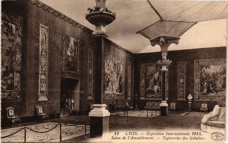 Carte postale ancienne Lyon - Salon de l'Ameublement à Lyon