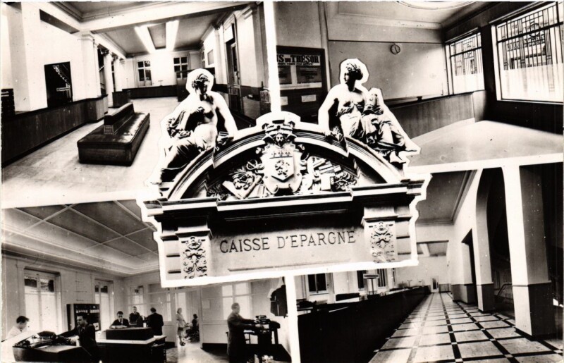 Carte postale ancienne Caisse d'Epargne