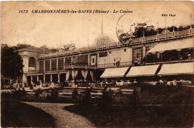 Carte postale ancienne Charbonnieres-les-Bains - Le Casino à Charbonnières-les-Bains