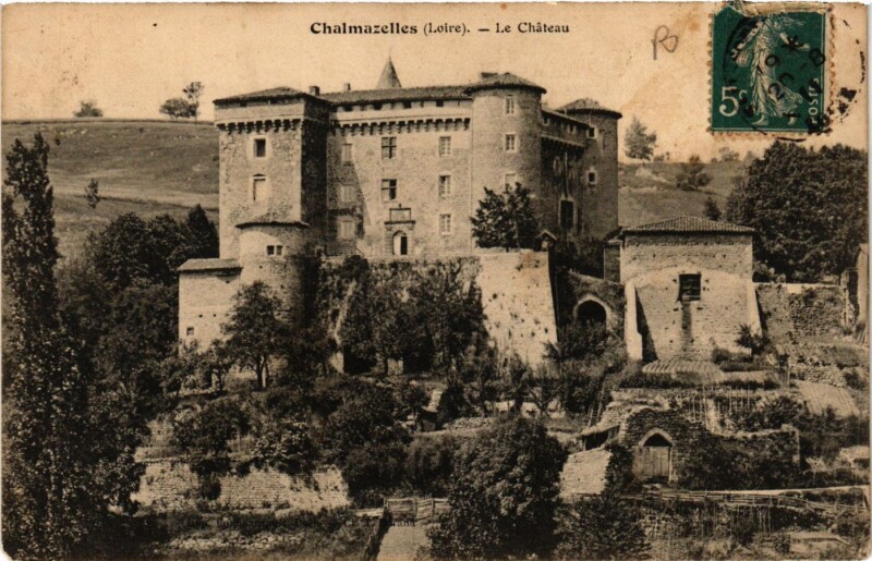 Carte postale ancienne Chalmazelles - Le Chateau