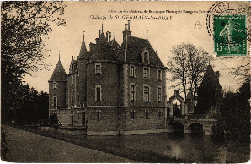 Carte postale ancienne Chateau de Saint-Germain-les-Buxy