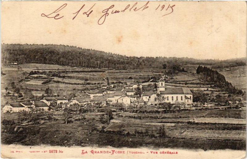 Carte postale ancienne La Grande-Fosse Vue générale. à Grand