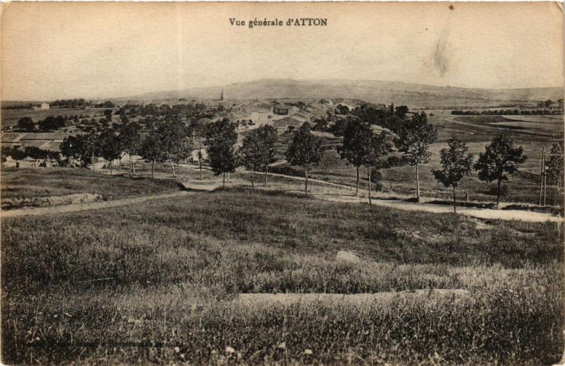 Carte postale ancienne Atton - Vue Generale d'Atton à Atton