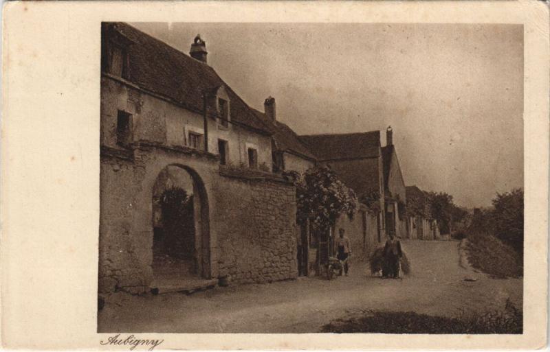 Carte postale ancienne Aubigny à Aubigny
