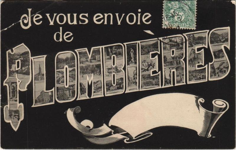 Carte postale ancienne Plombieres