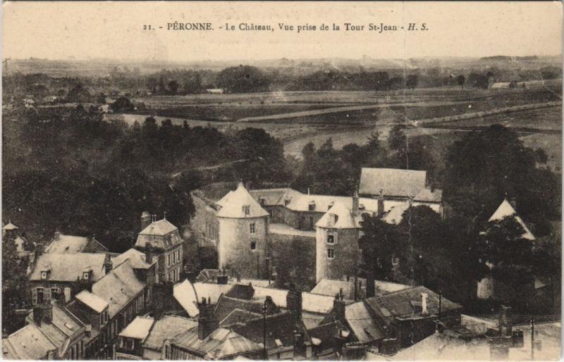 Carte postale ancienne Peronne Le Chateau