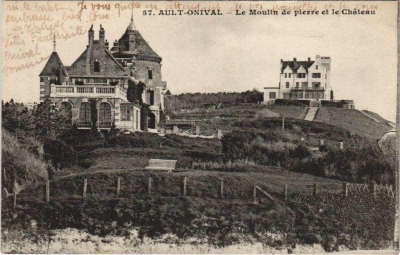 Carte postale ancienne Ault Le Moulin de Pierre