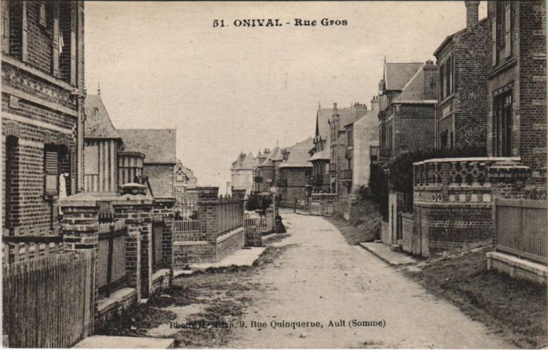 Carte postale ancienne Onival Rue Gros