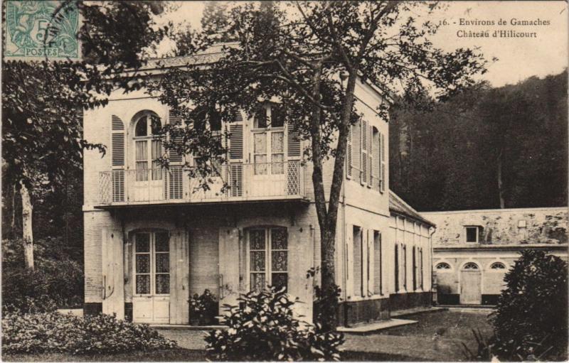 Carte postale ancienne Chateau de Hilicourt à Licourt