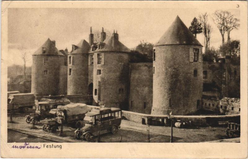 Carte postale ancienne Peronne Le Chateau Alle Festung