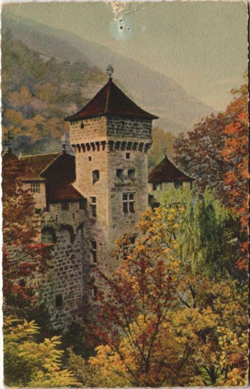 Carte postale ancienne Gorges du Tarn Chateau de la Caze France