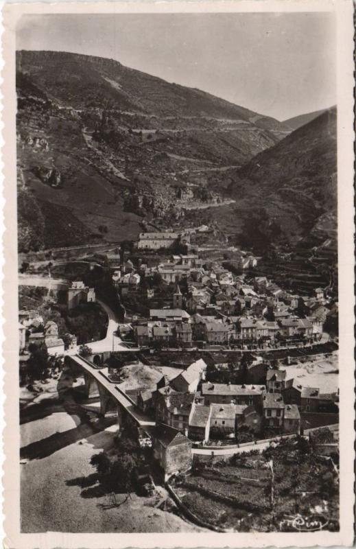 Carte postale ancienne Gorges du Tarn Vue Panoramique France