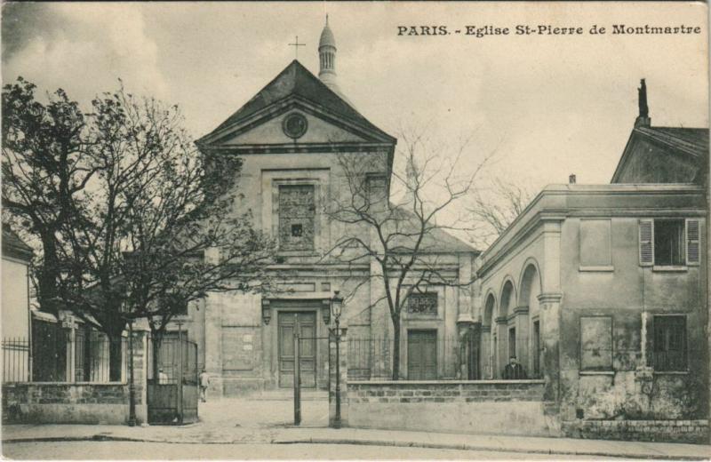 Carte postale ancienne Eglise Saint-Pierre de Montmartre à Paris 18e