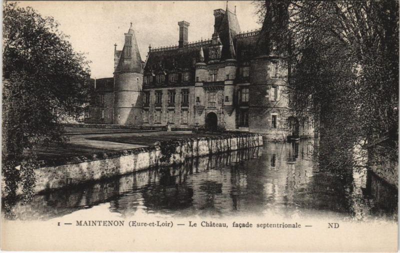 Carte postale ancienne Maintenon Le Chateau - Facade Septentrionale à Maintenon
