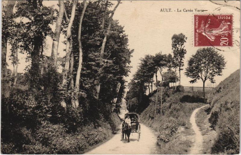 Carte postale ancienne Ault La Cavée Verte